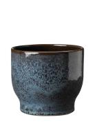 Urtepotteskjuler Home Decoration Flower Pots Blue Knabstrup Keramik