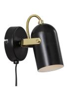 Lotus / Wall Home Lighting Lamps Wall Lamps Black Nordlux