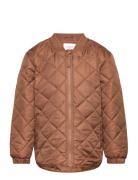 Jacket Quilted Outerwear Jackets & Coats Quilted Jackets Brown Lindex