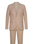 Jprriviera Linen Suit Slim Fit Sn Habit Beige Jack & J S