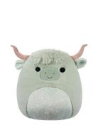 Squishmallows 40 Cm P18 Fuzz A Mallows Iver Highland Cow Toys Soft Toy...
