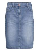 Skirt Woven Short Knælang Nederdel Blue Gerry Weber Edition
