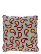 Embroidered Paisley Cushion Home Textiles Cushions & Blankets Cushions...