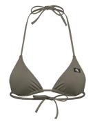 Triangle-Rp Swimwear Bikinis Bikini Tops Triangle Bikinitops Green Cal...