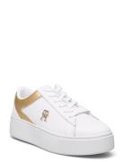 Th Platform Court Sneaker Gld Low-top Sneakers White Tommy Hilfiger
