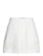 Linen Miniskirt Kort Nederdel White Polo Ralph Lauren