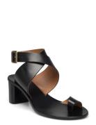 Gild Black Vacchetta Sandal Med Hæl Black ATP Atelier