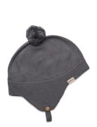 Aly Pompom Accessories Headwear Hats Baby Hats Grey MarMar Copenhagen