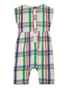 Baby Madras Checks Woven Overall Jumpsuit Multi/patterned Bobo Choses