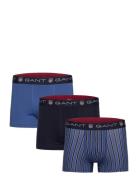 Shield Stripe Trunk 3-Pack Boxershorts Blue GANT