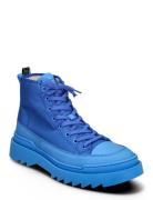 Kamiki High U Textile High-top Sneakers Blue Sneaky Steve