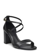 Sophie Flex Mid Sandal Med Hæl Black Michael Kors