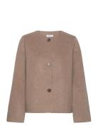 Edna Jacket Uldjakke Jakke Beige Marville Road