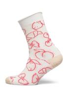 Marcia Socks Lingerie Socks Regular Socks Cream Mp Denmark