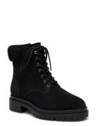 Carlee Suede Bootie Shoes Boots Ankle Boots Laced Boots Black Lauren R...
