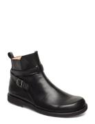 Booties - Flat Shoes Boots Ankle Boots Ankle Boots Flat Heel Black ANG...