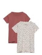 Basic 33 -T-Shirt Ss  Tops T-Kortærmet Skjorte Multi/patterned Minymo