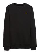 Classic Crew Neck Fleece Tops Sweatshirts & Hoodies Sweatshirts Black ...