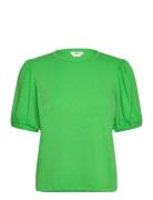 Objjamie S/S Top Tops Blouses Short-sleeved Green Object