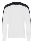 Twin Pack Crew Ls Tops T-Langærmet Skjorte White Lee Jeans