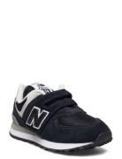 New Balance 574 Kids Hook & Loop Sport Sneakers Low-top Sneakers Black...