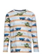 T-Shirt L/S Aop Tops T-shirts Long-sleeved T-Skjorte Multi/patterned M...