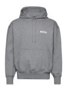 Sullivan 04 Tops Sweatshirts & Hoodies Hoodies Grey BOSS