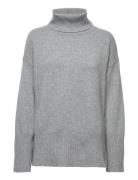 D1. Lounge Rollneck Sweater Tops Knitwear Turtleneck Grey GANT
