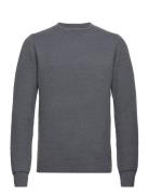 Ramos Crew Knit Tops Knitwear Round Necks Grey Mos Mosh Gallery