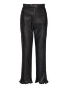Pammi By Nbs Bottoms Trousers Straight Leg Black Custommade