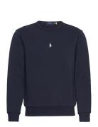 Double-Knit Pullover Tops Sweatshirts & Hoodies Sweatshirts Navy Polo ...