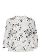 Gathered Blouse Tops Blouses Long-sleeved White IVY OAK