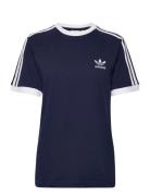 Adicolor Classics 3-Stripes T-Shirt Sport T-Kortærmet Skjorte Navy Adi...