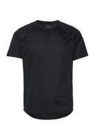 Mens Sports T-Shirt Sport T-Kortærmet Skjorte Black ZEBDIA