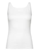 Kacarna Tank Top Tops T-shirts & Tops Sleeveless White Kaffe