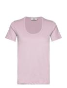 Nolann T-Shirt Tops T-shirts & Tops Short-sleeved Purple Noa Noa