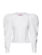 Beri Tops Blouses Long-sleeved White Custommade