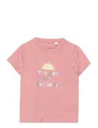 Nbfhessa Ss Top Tops T-Kortærmet Skjorte Pink Name It