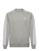 3-Stripes Crew Tops Sweatshirts & Hoodies Sweatshirts Grey Adidas Orig...