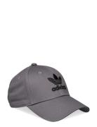 Adicolor Classic Trefoil Baseball Cap Sport Headwear Caps Grey Adidas ...