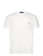 Classic Fit Cotton-Linen Pocket T-Shirt Tops T-Kortærmet Skjorte White...