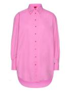 Ennia Tops Shirts Long-sleeved Pink HUGO