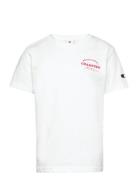 Crewneck T-Shirt Sport T-Kortærmet Skjorte White Champion Rochester