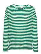 Mlsilly Ls Jrs Top Tops T-shirts Long-sleeved T-Skjorte Green Mamalici...