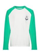 Printed Longsleeve Tops T-shirts Long-sleeved T-Skjorte Green Tom Tail...