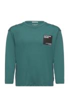 Striped Longsleeve Tops T-shirts Long-sleeved T-Skjorte Green Tom Tail...