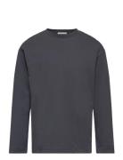 Printed Longsleeve Tops T-shirts Long-sleeved T-Skjorte Navy Tom Tailo...
