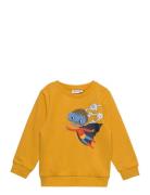 Nmmluk Sweat Box Bru Tops Sweatshirts & Hoodies Sweatshirts Yellow Nam...