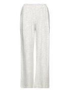 Elba Loose Pant Gots Bottoms Trousers Wide Leg White Basic Apparel