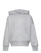 Sweatshirt Hoodie W Zip Solid Tops Sweatshirts & Hoodies Hoodies Grey ...